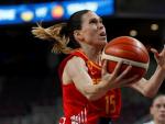 Anna Cruz, con la selecci&oacute;n espa&ntilde;ola en el Eurobasket 2019