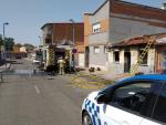Sucesos.- Sofocado un incendio en una vivienda deshabitada en la calle Monegros de Valladolid
