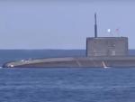 Submarino ruso en el Mediterr&aacute;neo