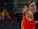 Marta Xargay, en un partido con Espa&ntilde;a en el Eurobasket femenino.