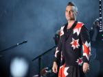 El cantante Robbie Williams durante un concierto en Australia en marzo de 2018.