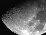 Imagen de la Luna tomada desde el telescopio de la Universidad Julius Maximilians de Wurzburgo.