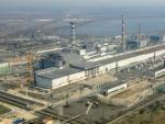 Vista a&eacute;rea de la clausurada central nuclear de Chern&oacute;bil (Ucrania), escenario en 1986 de la mayor cat&aacute;strofe nuclear de la historia.