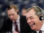 El europarlamentario brit&aacute;nico Nigel Farage en el Parlamento Europeo en Estrasburgo.