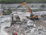 Imagen reciente del proceso de demolici&oacute;n del Estadio Vicente Calder&oacute;n.