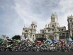 Imagen de archivo de la Vuelta Ciclista a Espa&ntilde;a a su paso por Madrid.