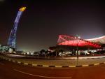 Visi&oacute;n exterior del Estadio Jalifa que acoge el Mundial de atletismo.