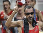 'Chuso' Garc&iacute;a-Bragado, durante los 50 km marcha del Mundial de atletismo de Doha.