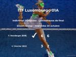 La tenista Yana Morderger gana en los dieciseisavos de final del torneo de Petange
