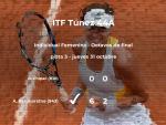 La tenista Adithya Karunaratne, clasificada para los cuartos de final del torneo de Tabarka