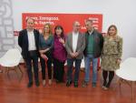 La presidenta del PSOE, Cristina Narbona, presenta en Zaragoza el programa electoral del PSOE para el 10N.