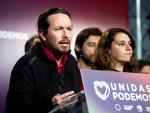El l&iacute;der de Unidas Podemos, Pablo Iglesias.
