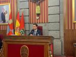 Daniel de la Rosa, alcalde de Burgos, durante la sesi&oacute;n plenaria