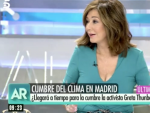 Ana Rosa Quintana comenta la Cumbre del Clima en su programa.
