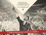 Cartel del concierto de Manuel Carrasco el pr&oacute;ximo 24 de julio en Valladolid en el marco de su gira 'La cruz del mapa'.