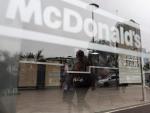 Local de McDonald's cerrado, en el distrito de Miraflores de Lima (Per&uacute;).