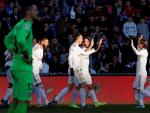 El Real Madrid celebra un gol ante el Getafe