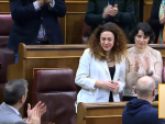 Aplauso general a Aina Vidal en la segunda investidura en el Congreso de los Diputados.