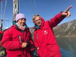 La banquera Ana Bot&iacute;n explora Groenlandia junto a Jes&uacute;s Calleja para experimentar el cambio clim&aacute;tico