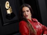 Rosalía, en la alfombra roja de los premios Grammy 2020, en Los Ángeles, EE UU.