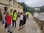Zona de Cantereria a Ontinyent afectada per les pluges