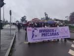 Manifestaci&oacute;n de la CIG Mulleres para reclamar mejores condiciones para las cuidadoras profesionales del hogar
