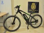 Bicicleta el&eacute;ctrica robada en Manacor, que ha sido recuperada por la Polic&iacute;a Nacional