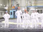 Los empleados de la central nuclear de Kursk, bailando sobre el reactor.