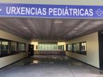 Acceso a la nueva &aacute;rea de Urgencias Pedi&aacute;tricas del Hospital &Aacute;lvaro Cunqueiro de Vigo, habilitada con motivo de la crisis del coronavirus.