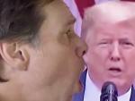 Jim Carrey tose encima de Donald Trump