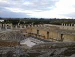 Teatro romano de It&aacute;lica, construido antes de la expansi&oacute;n de Adriano
