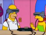 En el cap&iacute;tulo 'Bart al futuro' del a&ntilde;o 2000 Marge y Homer comen comida VR.