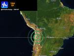 Terremoto en Chile que tambi&eacute;n ha afectado a Bolivia y Argentina.