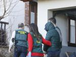 Autor: D.ARIENZA Foto: DAMIAN ARIENZA Llanes, Asturias, 20 febrero 2019, asesinato en llanes registro de la vivienda del presunto cabecilla