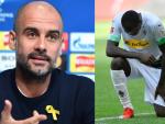 Guardiola compara los lazos amarillos independentistas con arrodillarse contra el racismo