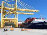 El Puerto Exterior de Ferrol se estrena en el tr&aacute;fico de contenedores.