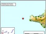 Localizaci&oacute;n del segundo terremoto registrado en el d&iacute;a de hoy en la isla de El Hierro