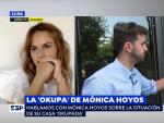 Monica Hoyos habla en 'EP' sobre la situaci&oacute;n que sufre con una 'okupa'.