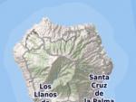 Localizaci&oacute;n de los terremotos registrados en el volc&aacute;n de Cumbre Vieja, en la isla de La Palma
