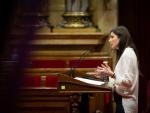La l&iacute;der de Cs en Catalunya, Lorena Rold&aacute;n, en el pleno espec&iacute;fico del Parlament sobre residencias del 7 de julio