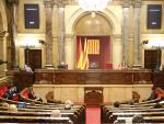 El hemiciclo del Parlament de Catalu&ntilde;a, durante el pleno del pasado 8 de julio.