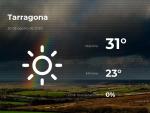 El tiempo en Tarragona: previsi&oacute;n para hoy jueves 20 de agosto de 2020