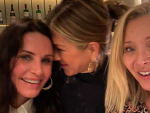 Reuni&oacute;n de 'Friends': La noche de chicas de Jennifer Aniston, Courteney Cox y Lisa Kudrow