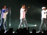 'Unbreakable Tour' de los Backstreet Boys (BSB) en el Bell Centre, Montreal el 5 de agosto de 2008. De izquierda a derecha: Brian Littrell, Nick Carter, AJ McLean y Howie Dorough. Foto Anirudh Koul Wikimedia Commons