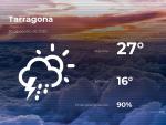 El tiempo en Tarragona: previsi&oacute;n para hoy domingo 30 de agosto de 2020