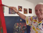 Anthony Hopkins enloquece pintando durante su cuarentena