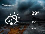 El tiempo en Tarragona: previsi&oacute;n para hoy lunes 31 de agosto de 2020