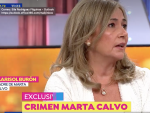 La madre de Marta Calvo durante la entrevista en 'Espejo P&uacute;blico'