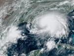 Localizaci&oacute;n del hurac&aacute;n Sally en el golfo de M&eacute;xico a las 15:21 hora local (19:21 GMT) del lunes 14 de septiembre.