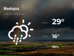 El tiempo en Badajoz: previsi&oacute;n para hoy domingo 20 de septiembre de 2020